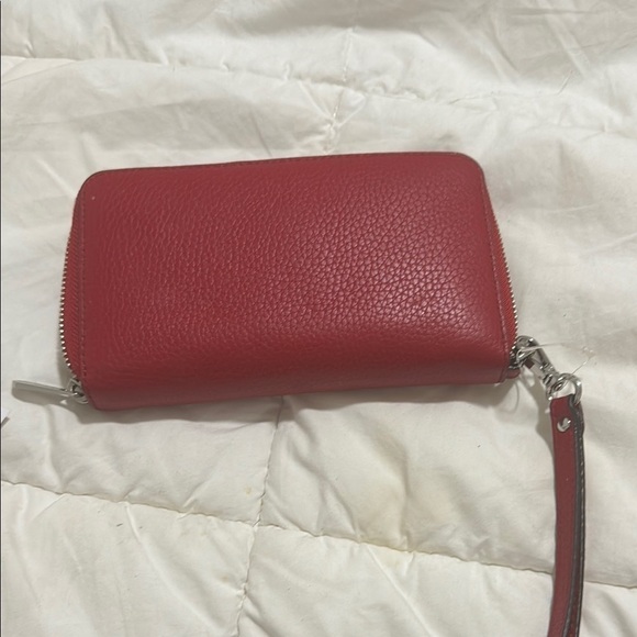Michael Kors Red Leather Wallet - Picture 3 of 7